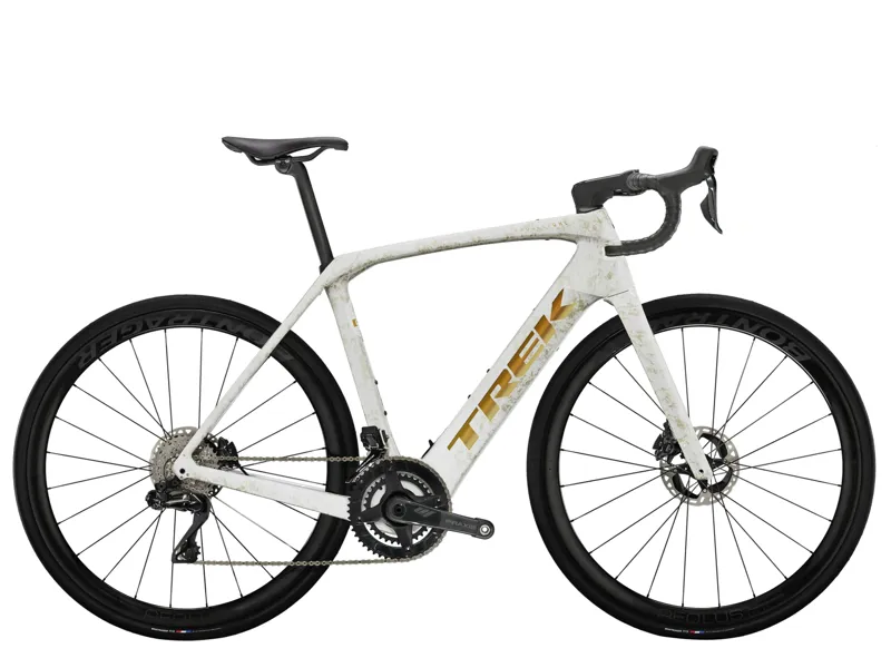 Trek Domane+ SLR 9 360wh 2025 Carbon Electric Road Bike - Era White