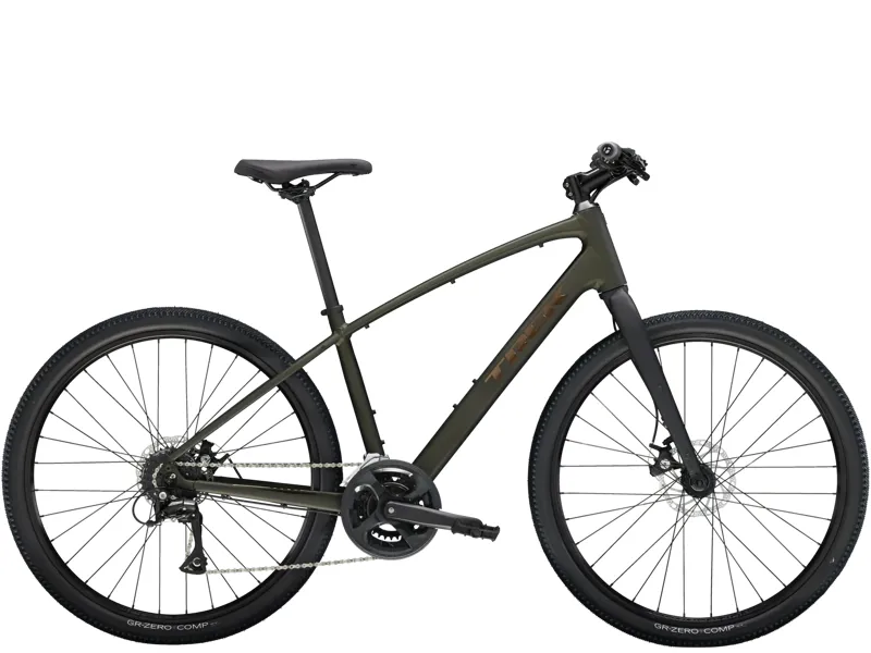 Trek Dual Sport 1 Gen 5 2025 Hybrid Bike - Black Olive
