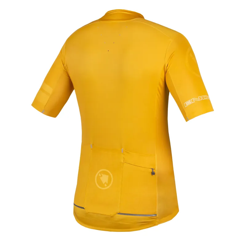 Endura Pro SL Men's Short Sleeve Jersey - Yellow Mustard-1