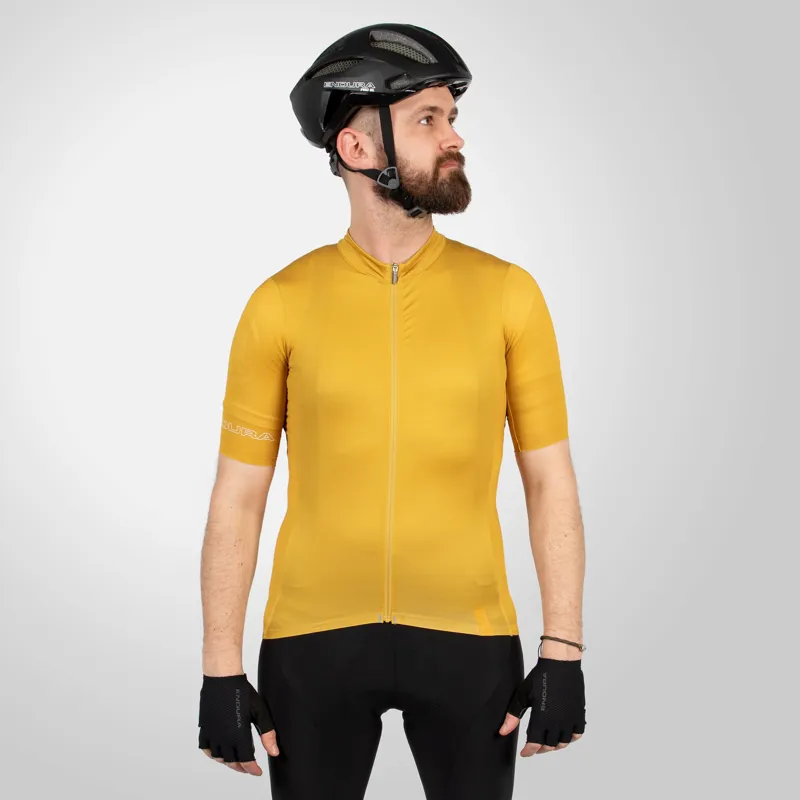 Endura Pro SL Men's Short Sleeve Jersey - Yellow Mustard-2
