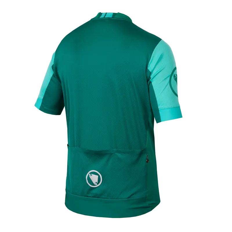Endura FS260 Men's Short Sleeve Jersey - Emerald Green-1