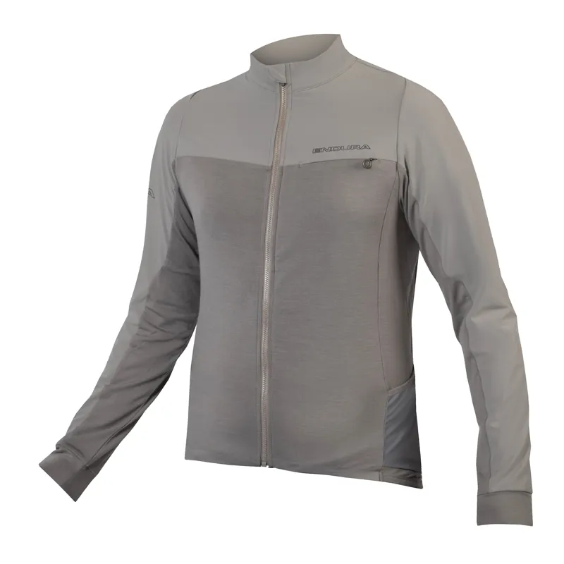 Endura GV500 Men's Long Sleeve Jersey - Fossil