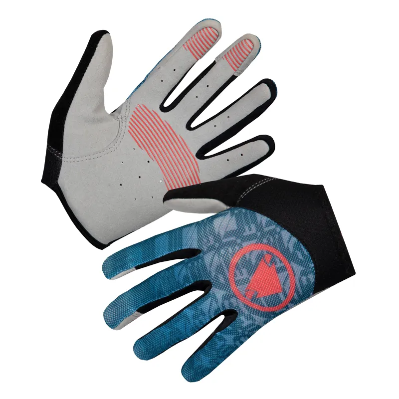 Endura Hummvee Lite Icon Women's Long Finger Gloves - Blueberry