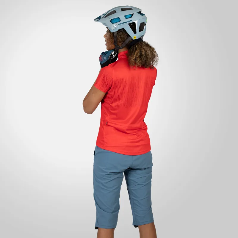 Endura Hummvee Lite Women's 3/4 MTB Baggy Shorts - Blue steel-3