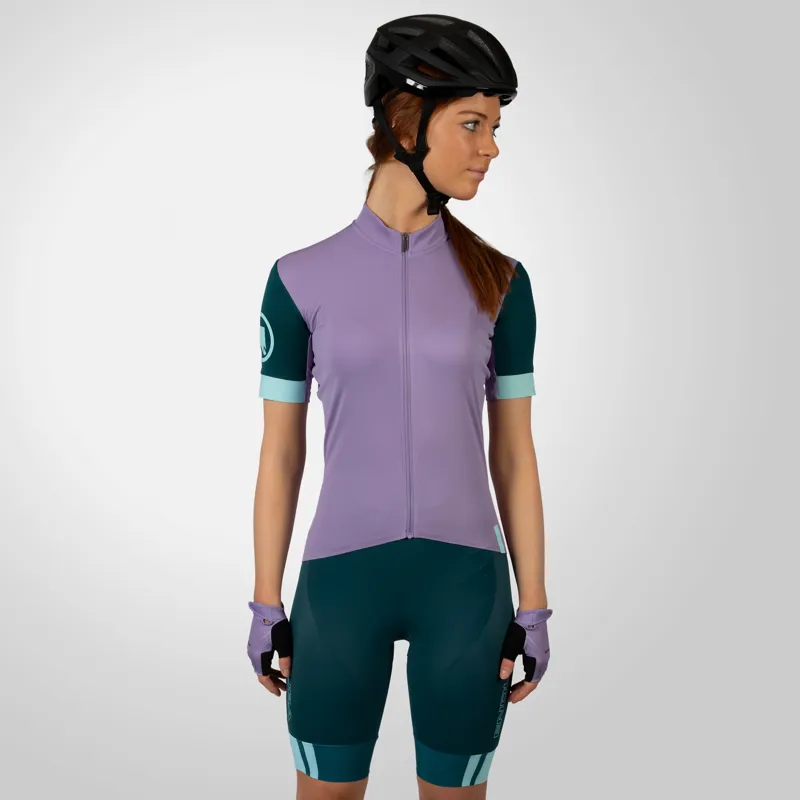 Endura FS260 Women's Short Sleeve Jersey - Violet-2