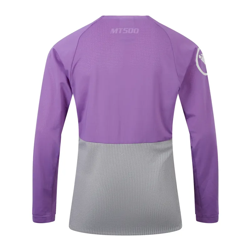 Endura MT500 Kid's Long Sleeve Jersey - Titanium-1