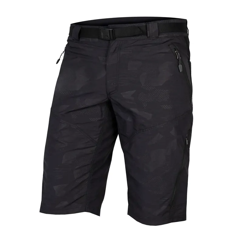 Endura Hummvee Men's Baggy Shorts with Liner - Black Camo