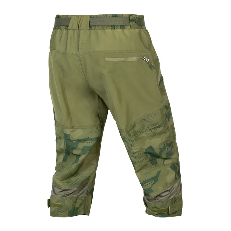 Endura Hummvee Men's 3/4 MTB Baggy Short - Tonal Olive-1