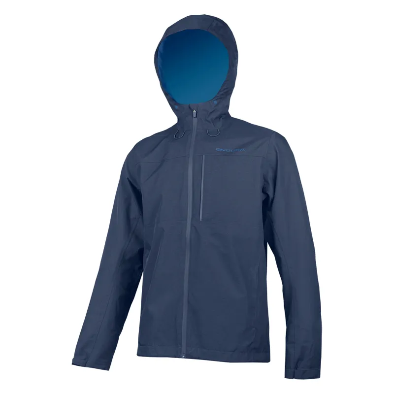 Endura Hummvee Waterproof Hooded Men's Jacket - Ink Blue