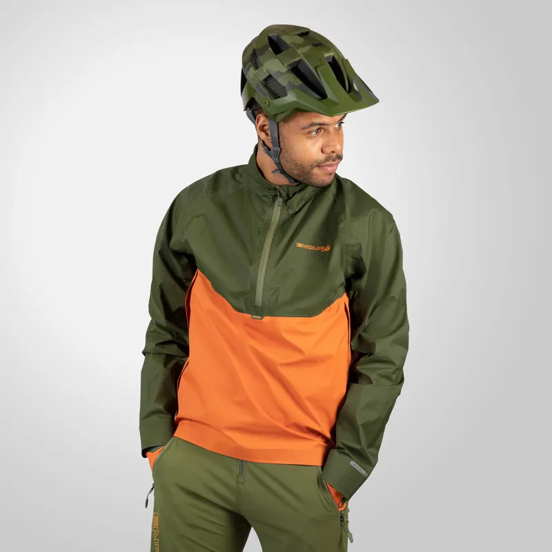 Endura MT500 Lite Pullover Men's Waterproof Jacket - Harvest