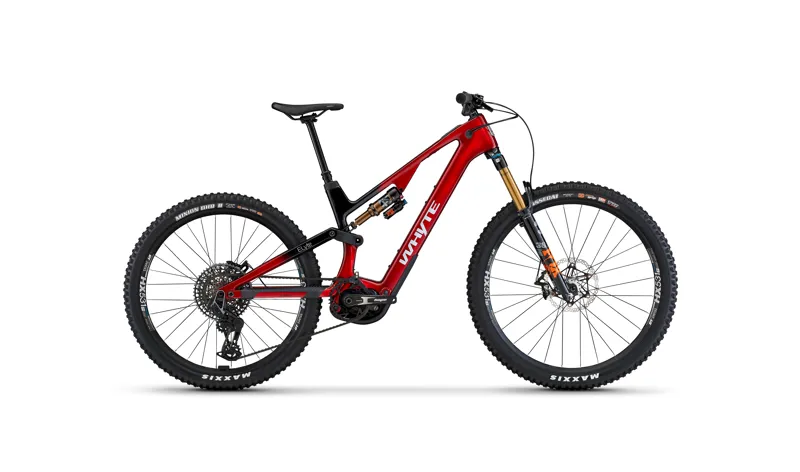 Whyte ELyte Evo Stag Works 2025 Electric Mountain Bike - Ruby Red/Black
