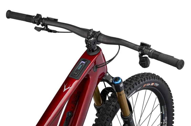 Whyte ELyte Evo Stag Works 2025 Electric Mountain Bike - Ruby Red/Black-8
