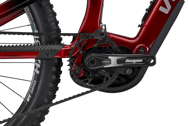 Whyte ELyte Evo Stag Works 2025 Electric Mountain Bike - Ruby Red/Black-9