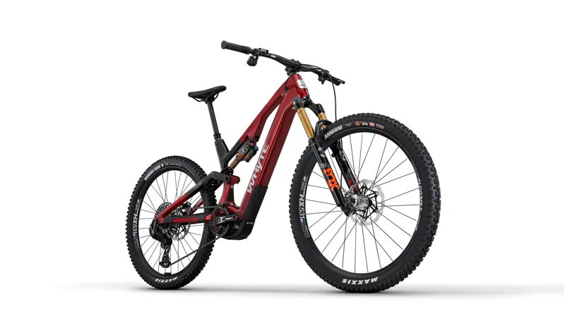 Whyte ELyte Evo Stag Works 2025 Electric Mountain Bike - Ruby Red/Black-1