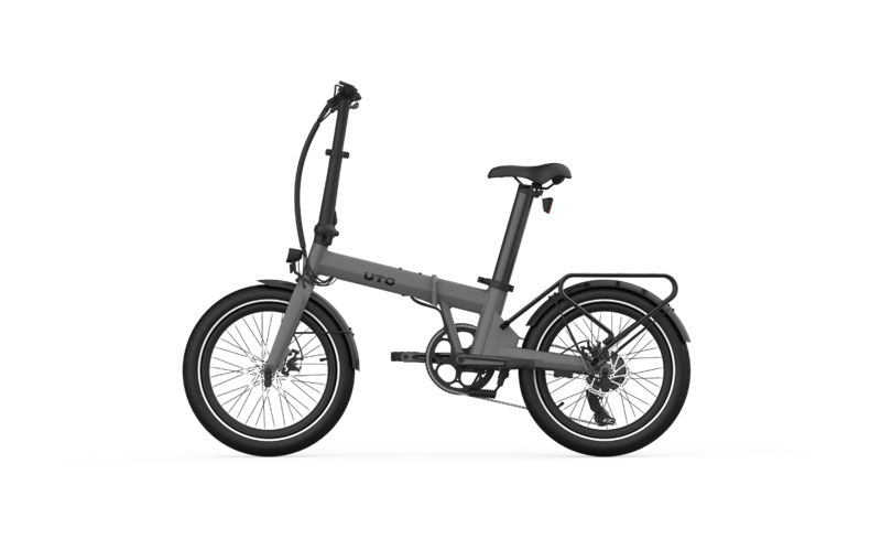UTO Essential ESS20 2026 Electric Folding Bike - Satin Grey-1
