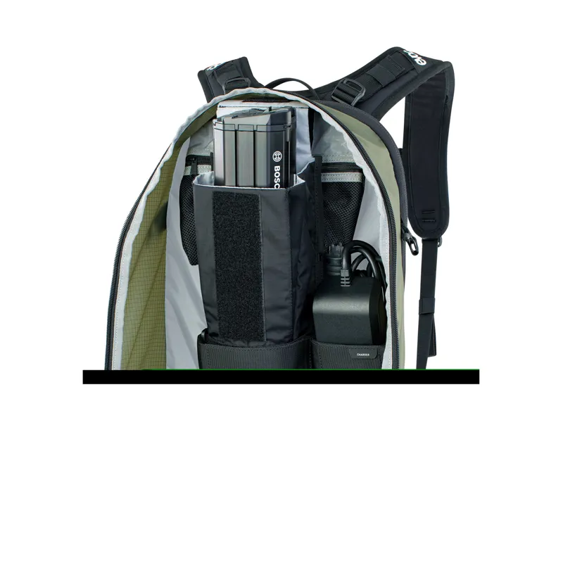 Evoc FR Tour E-Ride Protector 30 Litre Backpack - Dark Olive/Black-7