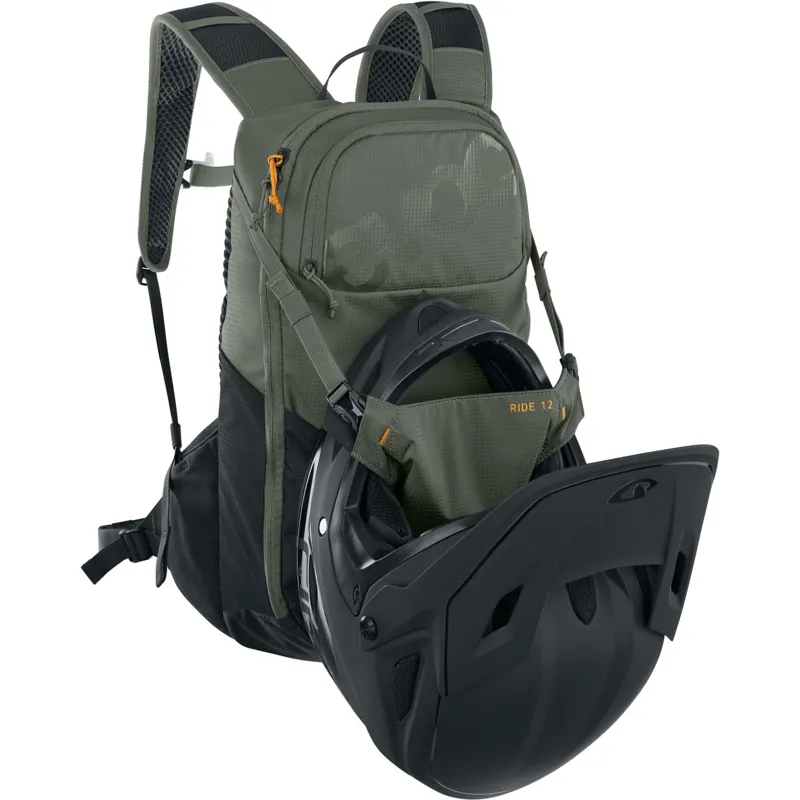 Evoc Ride Performance Backpack 12 Litre -Dark Olive/Black-5