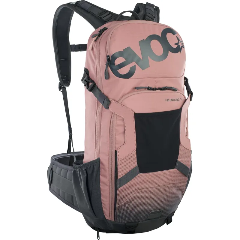 Evoc FR Enduro Protector 16 Litre Backpack - Dusty Pink/Carbon Grey