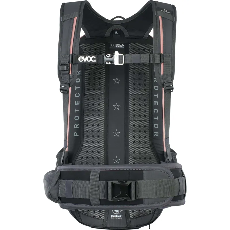 Evoc FR Enduro Protector 16 Litre Backpack - Dusty Pink/Carbon Grey-1