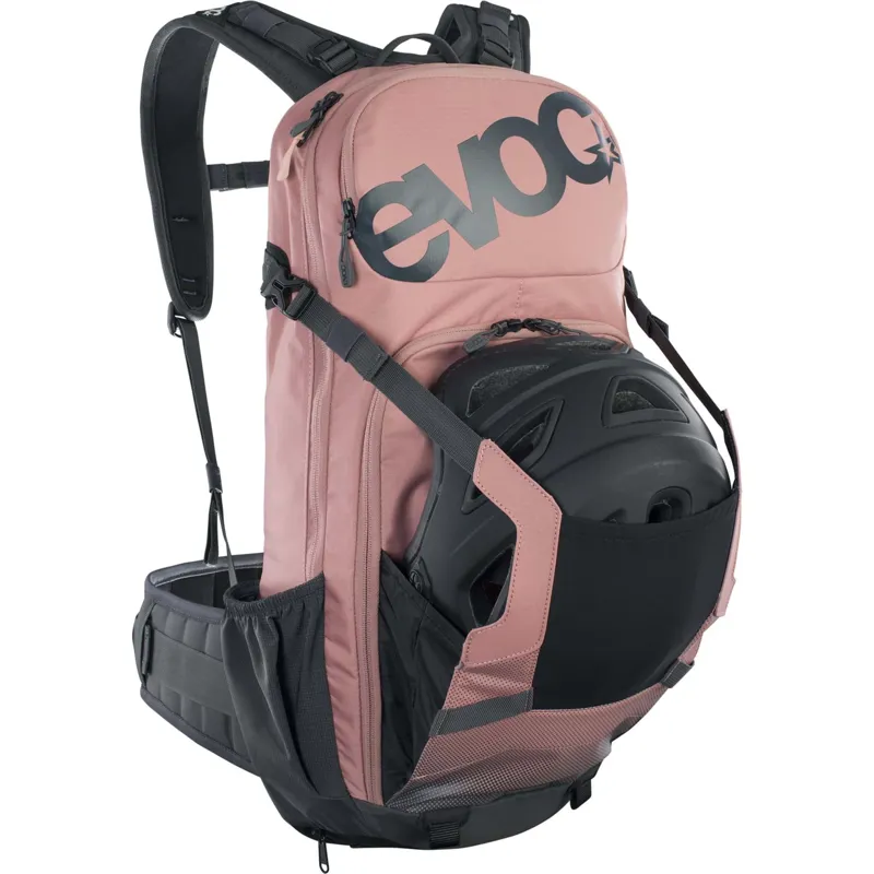 Evoc FR Enduro Protector 16 Litre Backpack - Dusty Pink/Carbon Grey-4
