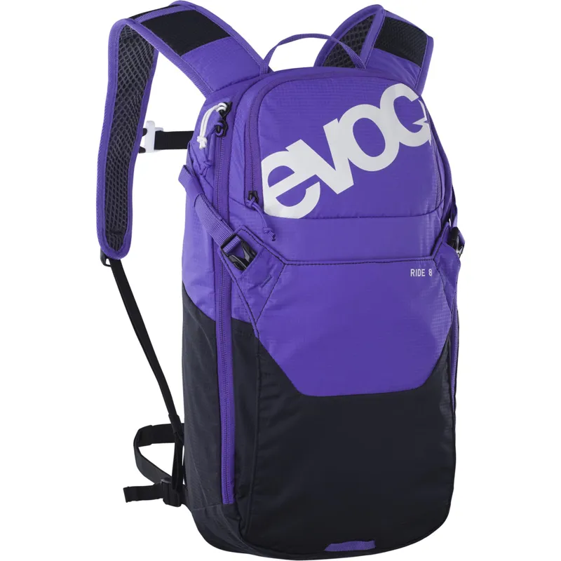 Evoc Ride Performance 8 Litre Backpack + 2 Litre Bladder - Violet/Black