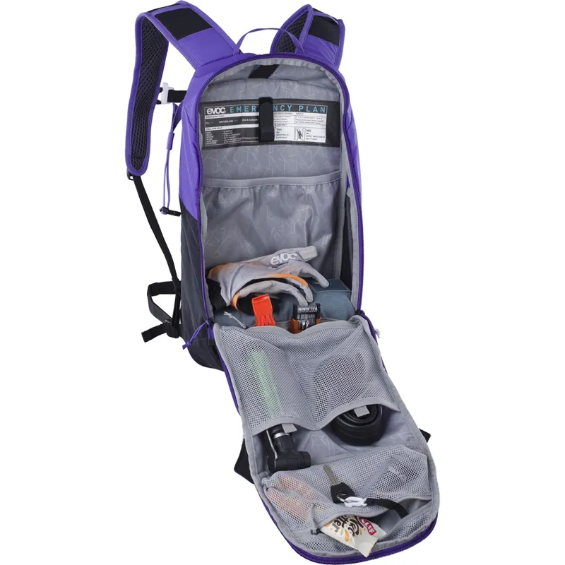 Evoc Ride Performance 8 Litre Backpack + 2 Litre Bladder - Violet/Black-5