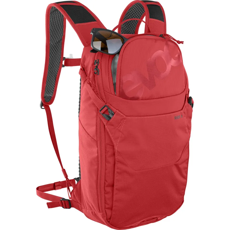 Evoc Ride 8 Litre Backpack With 2 Litre Hydration Bladder - True Red-2