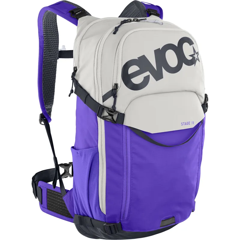 Evoc Stage 18 Litre Backpack - Sand/Violet
