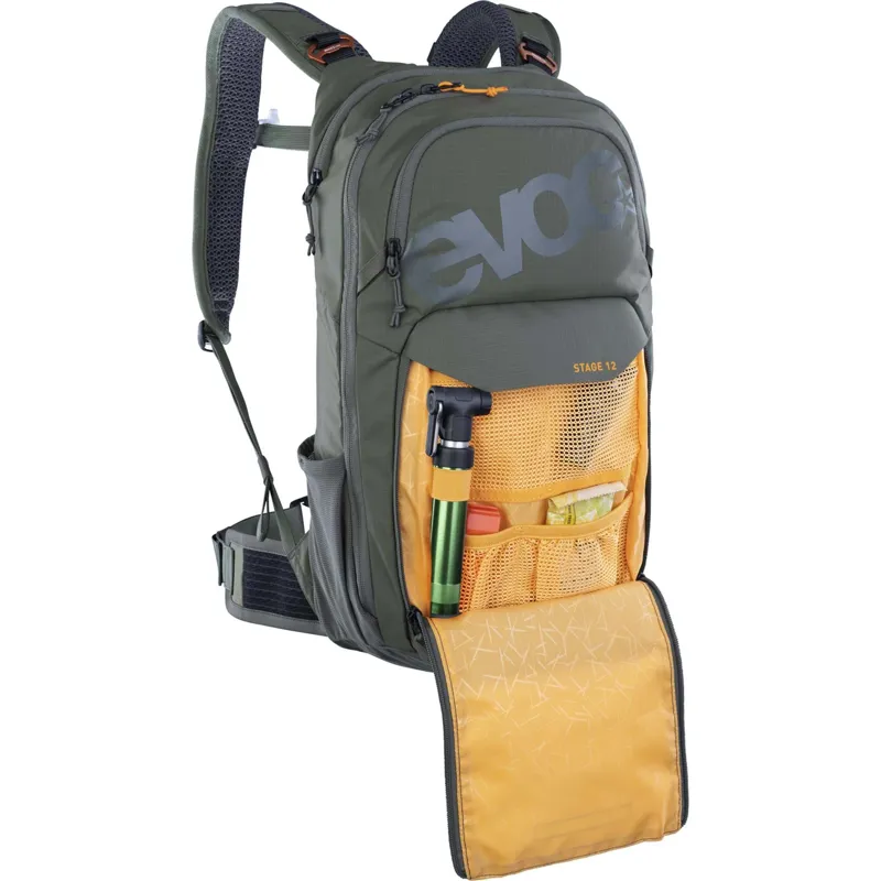 Evoc Stage 12 Performance Backpack - 12L - Dark Olive-4