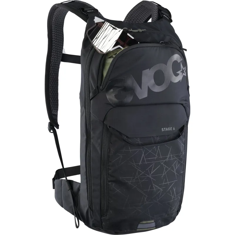 Evoc Stage Performance 6L Backpack with 2L Bladder - Black-2