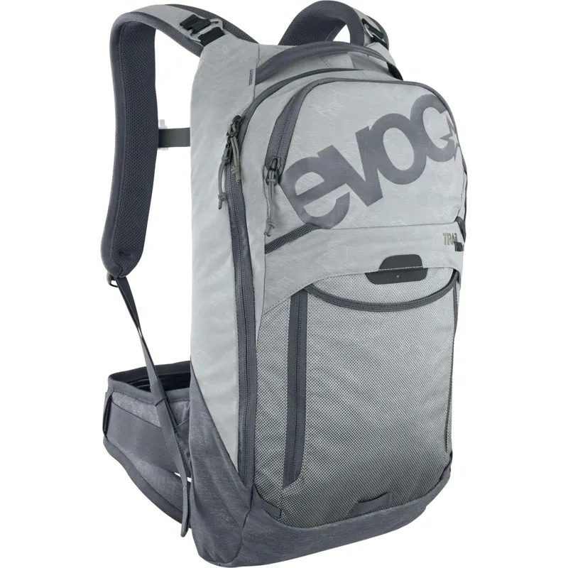 Evoc Trail Pro Protector 10 Litre Backpack - Stone/Carbon Grey