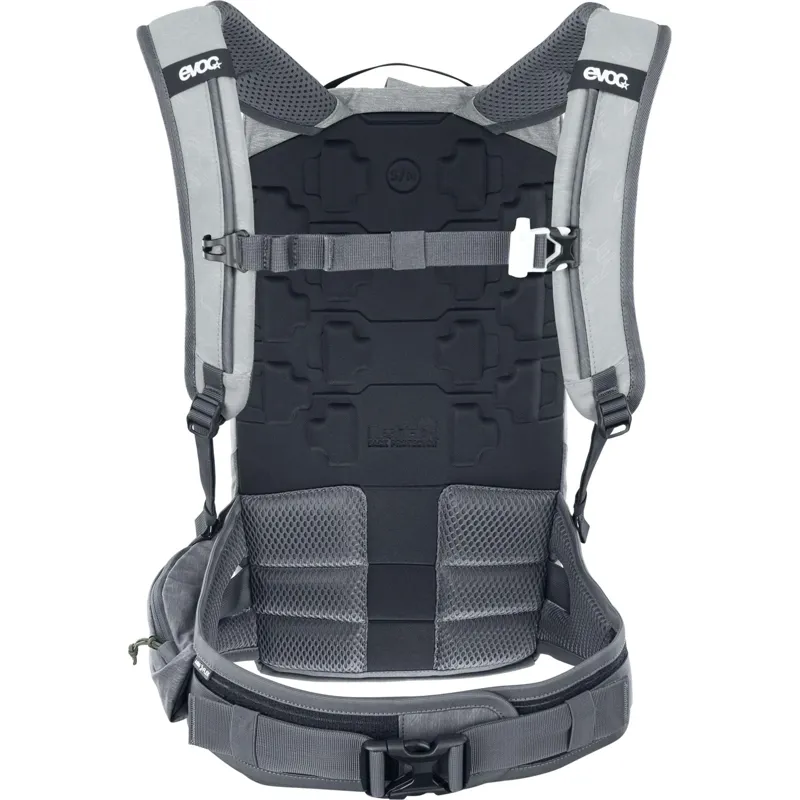 Evoc Trail Pro Protector 10 Litre Backpack - Stone/Carbon Grey-1