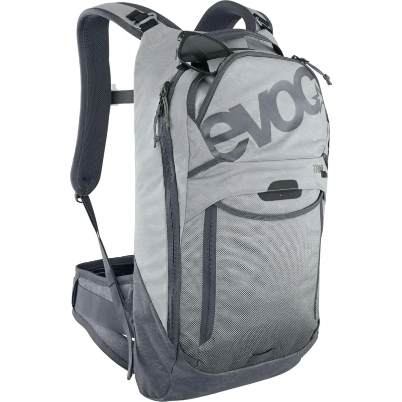 Evoc Trail Pro Protector 10 Litre Backpack - Stone/Carbon Grey-2