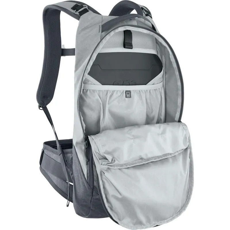 Evoc Trail Pro Protector 10 Litre Backpack - Stone/Carbon Grey-3