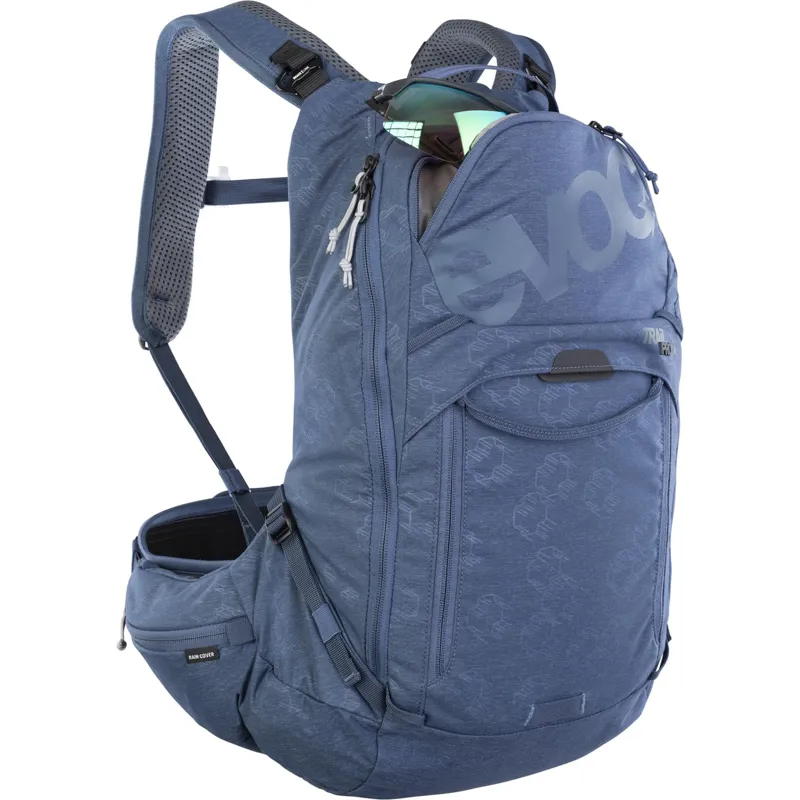 Evoc Trail Pro Protector 16 Litres Backpack - Denim-2