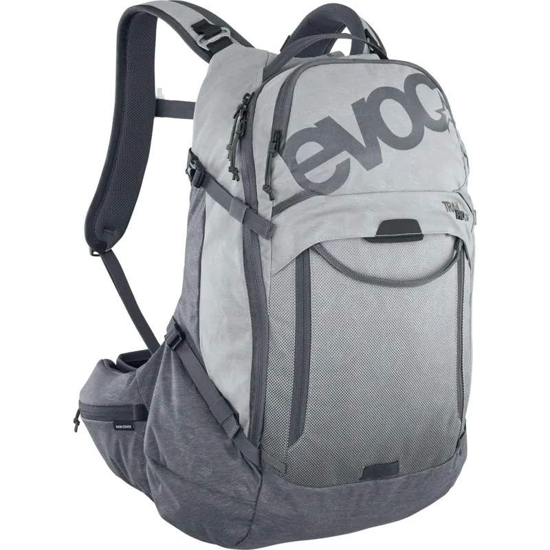 Evoc Trail Pro Protector 26 Litre Backpack - Stone/Carbon Grey