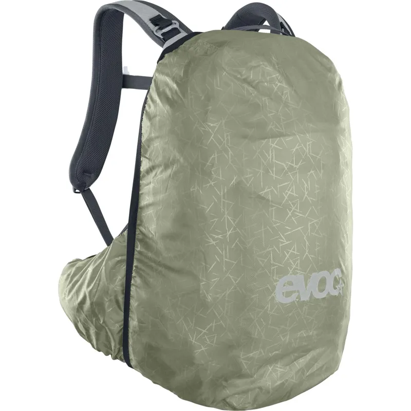 Evoc Trail Pro Protector 26 Litre Backpack - Stone/Carbon Grey-9