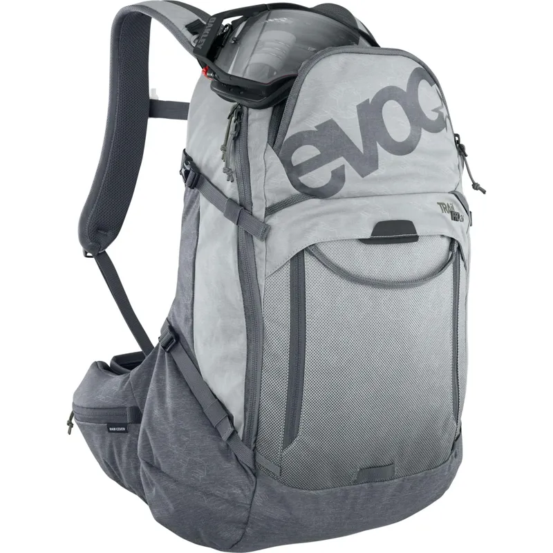 Evoc Trail Pro Protector 26 Litre Backpack - Stone/Carbon Grey-2