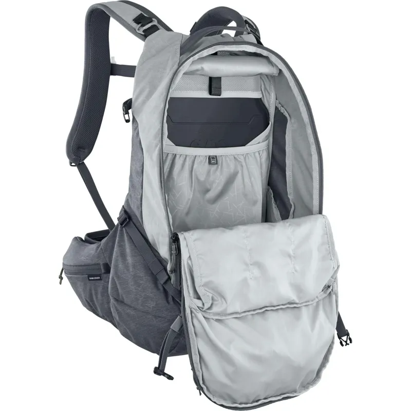 Evoc Trail Pro Protector 26 Litre Backpack - Stone/Carbon Grey-3