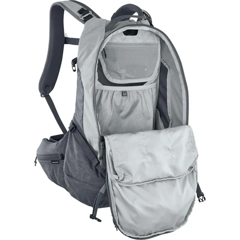 Evoc Trail Pro Protector 26 Litre Backpack - Stone/Carbon Grey-4