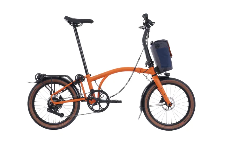 Brompton G Line Electric 4-Speed Folding Bike - Adventure Orange