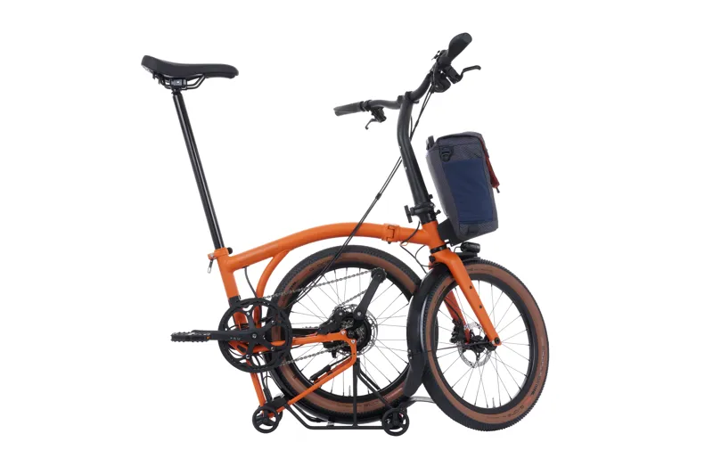 Brompton G Line Electric 4-Speed Folding Bike - Adventure Orange-3