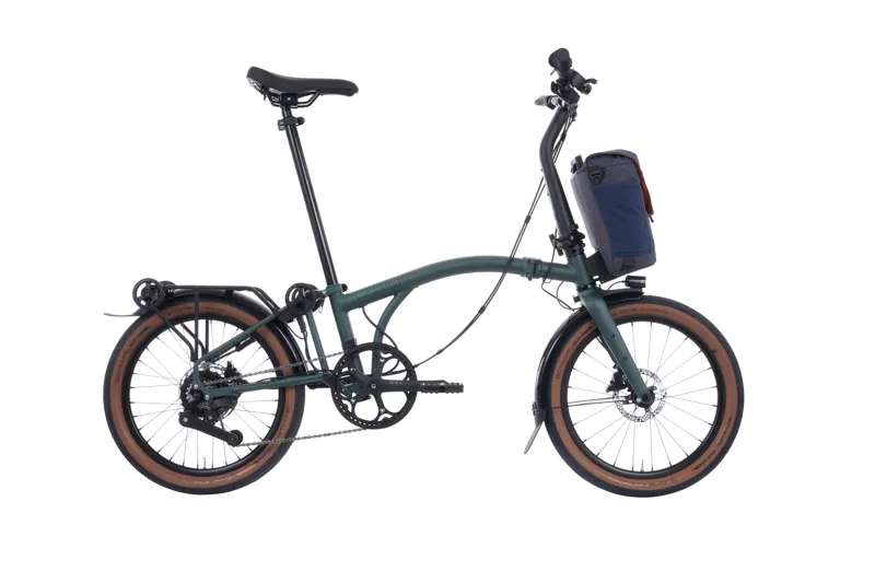 Brompton G Line Electric 4-Speed Folding Bike - Forest Green