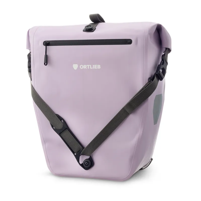 Ortlieb Back-Roller Zip Pocket TiDura Pannier Bag - 20 Litre - Lavender-1