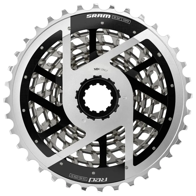 Sram Red XG-1290 E1 12-Speed: Cassette - Silver - 10-36T-2