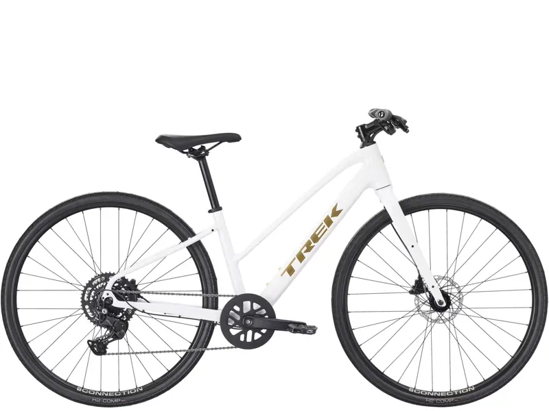 Trek FX 2 Midstep 2026 Hybrid Bike - Crystal White