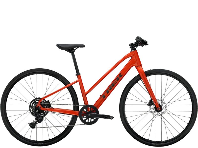 Trek FX 2 Stagger 2025 Hybrid Bike - Lava Red
