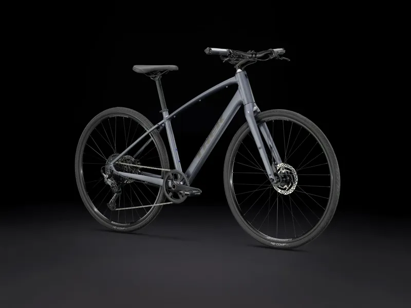 Trek FX 3 2025 Hybrid Bike - Galactic Grey-1