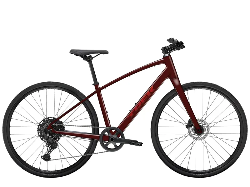 Trek FX 3 Stepover 2026 Hybrid Bike - Dark Carmine