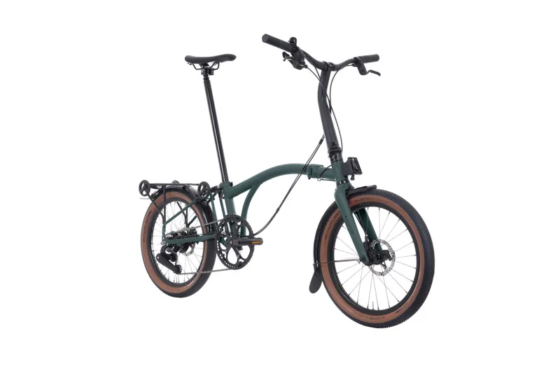 Brompton G Line 8 Speed SuperRoll+ 2027 Folding Bike - Forest Green-1